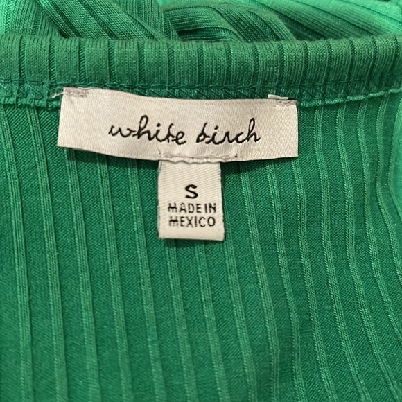 ⭐️ New - White Birch - Green Sleeveless Knit Shift Dress - Womans Small - Picture 3 of 3